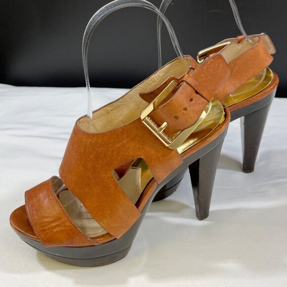 Michael Michael Kors Women's Brown Shoes/Heels Sz 5M SKU 5459 - Picture 4 of 9